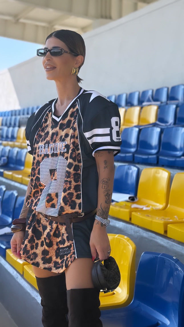 Abito Baddie Leopardato
