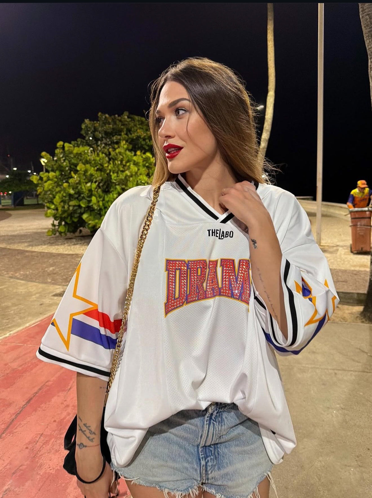 T-shirt Drama Bianco